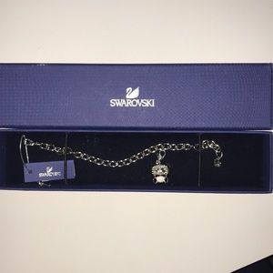 Swarovski Oval Charm Bracelet with Panda Charm